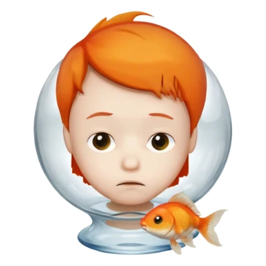 a sad little guy who does not know how to tell it and has the attentio spam of a goldfisch sticker