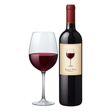 wine bottle  sticker