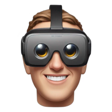 zuckerberg oculus quest 3 sticker