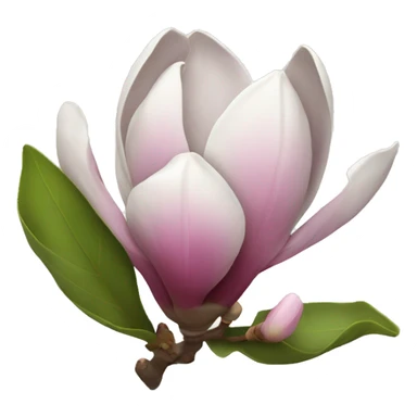 magnolia flower sticker