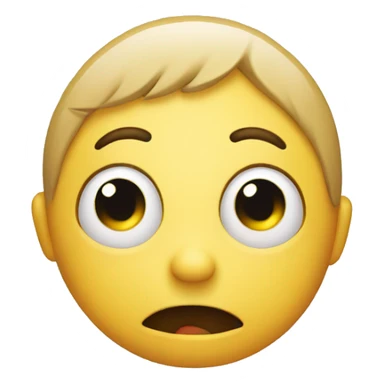 Smiley with tired eyes sticker