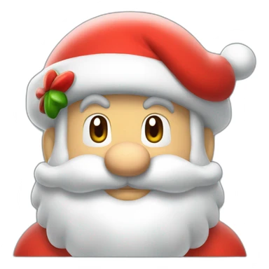 Mario bross navideño sticker