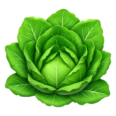 lettuce, not flower shaped, normal shaped sticker