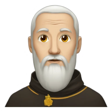 russian orthodox monk sticker