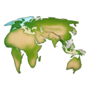 Carte du monde  sticker