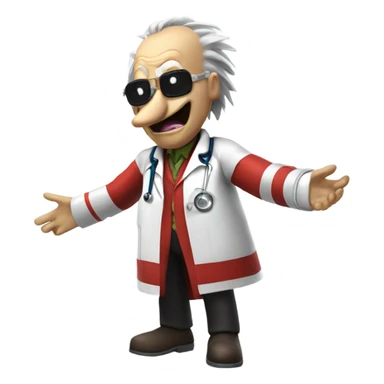 Doctor eggman from sonic sticker