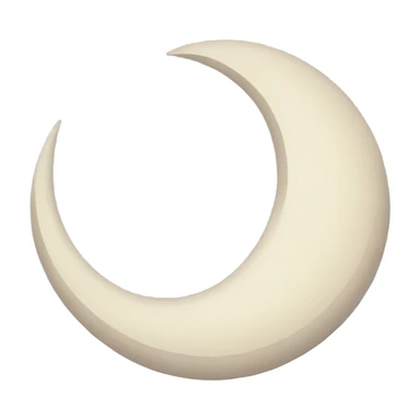 Crescent moon  sticker
