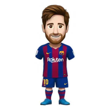 Messi en mère sticker