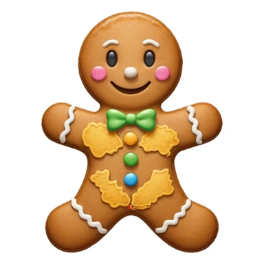 Galleta de jengibre clásica sticker