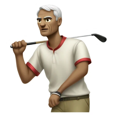 Julius Caesar golfing sticker