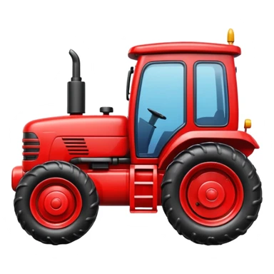 plastic toy  tractor sticker