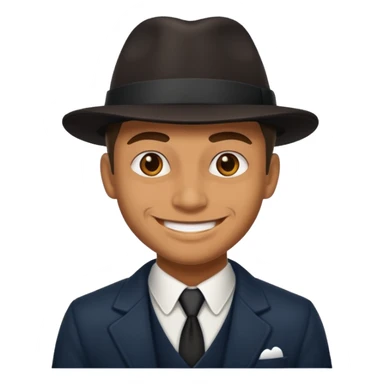 Gangster emoji sticker