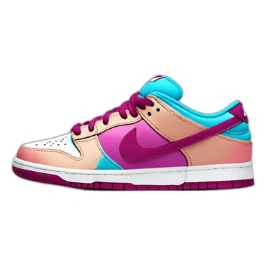 nike Sb dunk low parra sticker