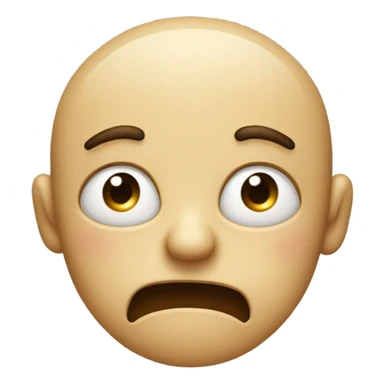 sad face stickin up middle fingers sticker