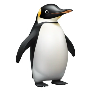 un pinguino muy enojdo sticker