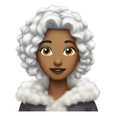 Snow pretty flakey gorgeous sticker