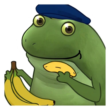 banana and avocado sticker