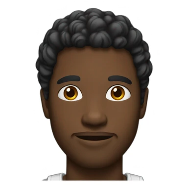 Brollic Black man sticker