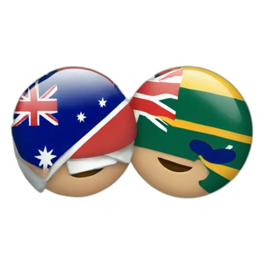Australia and South Africa sticker