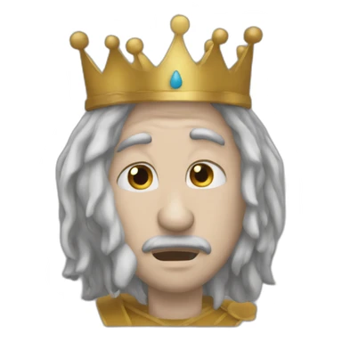 Un roi qui pleure sticker