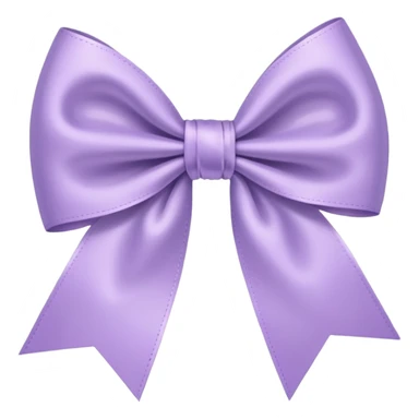 artsy bow delicate pastel purple colour sticker