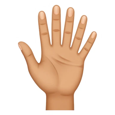 Waving hand sticker