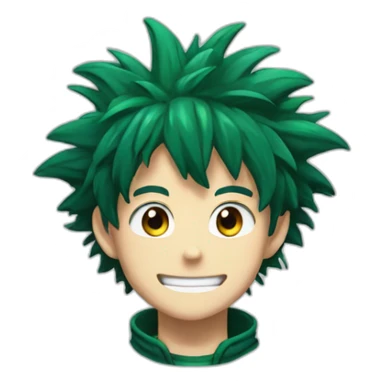 Deku from mha sticker