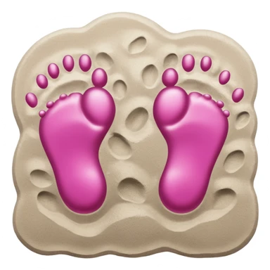 cat's footprints sticker