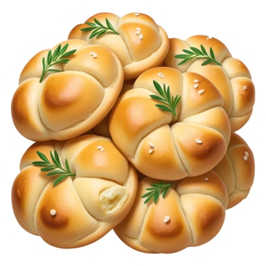 Creamy Garlic knots sticker