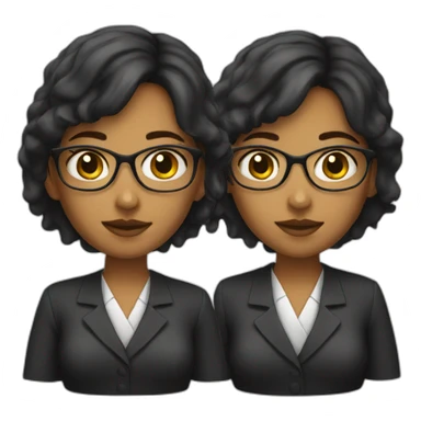 lawyer girl working sticker