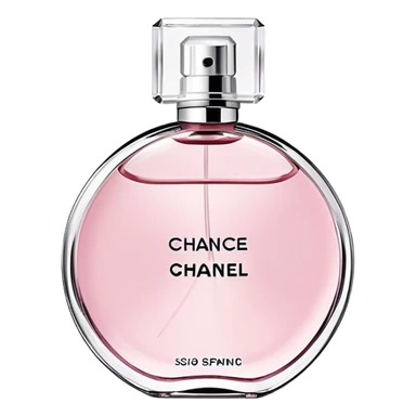 Chanel chance eau tendre, round bottle sticker
