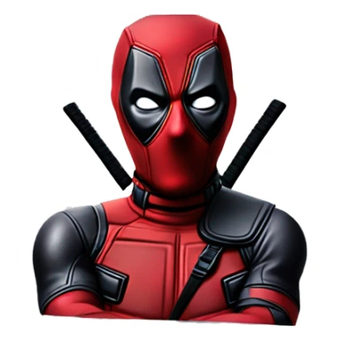 Deadpool shooting pc monitor  sticker