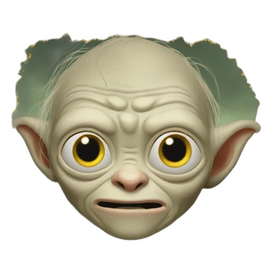 Gollum-reading-the-lord-of-the-rings sticker