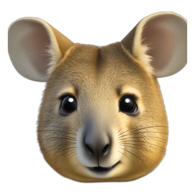 quokka wallaby melancholic sticker