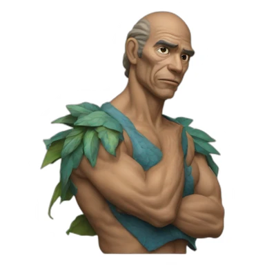 Hyperrealist camarón de la isla sticker