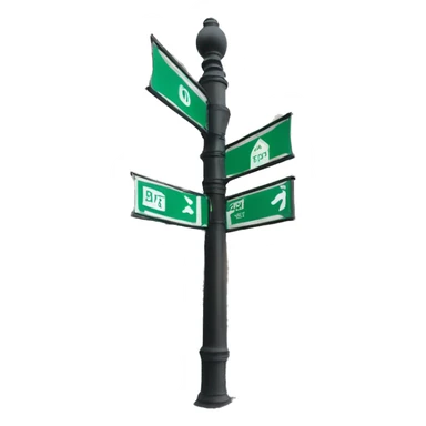 Street sign  sticker