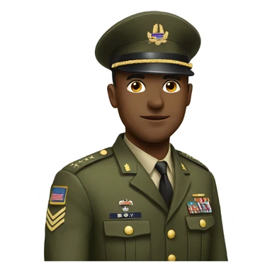 a military man sticker