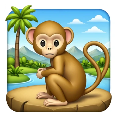Monkey park sticker