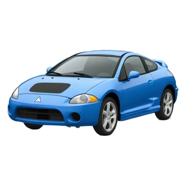 BLUE 2004 Mitsubishi Eclipse sticker