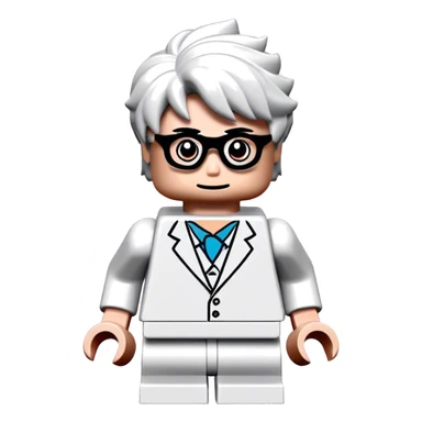 satoru gojo en lego sticker