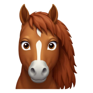 pleading horse sticker