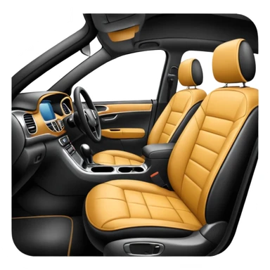 inside a car being wiped down sticker