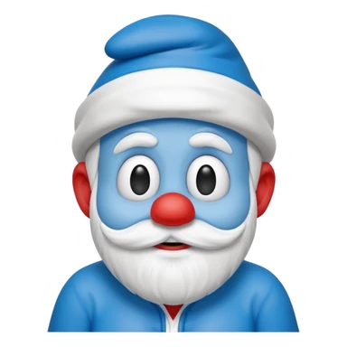 papa smurf  sticker