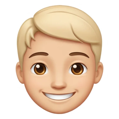 personalized cartoon avatar smiling sticker