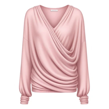 Powder pink cashmere top sticker
