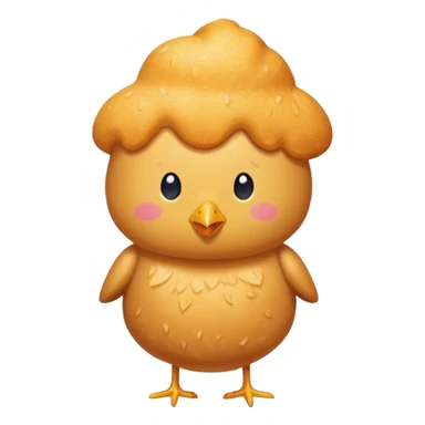 chicken nugget wearing a swimsuit sticker