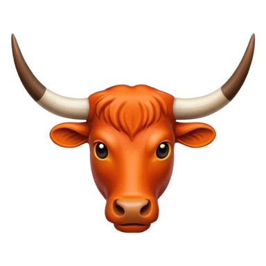 Texas longhorn logo with black background  sticker