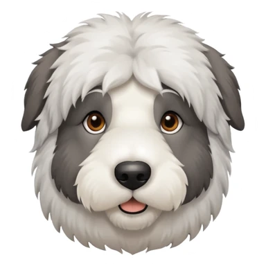 Perro viejo pastor inglés sticker