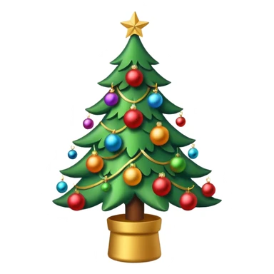 A cute and festive Christmas emoji that is appropriate for a work related groupchat sticker