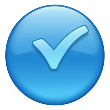 blue tick tiktok sticker